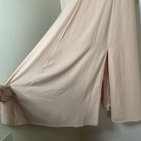 NWOT HOUSE OF CB 'Alicia' Blush Pink Midi Sundress XS - Picture 5 of 9